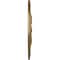 Ekena Millwork Rose and Ribbon Ceiling Medallion (Fits Canopies up to 4"), 23 5/8"OD x 4"ID x 1 1/2"P, Pale Gold CM23ROPAS - alternate 2
